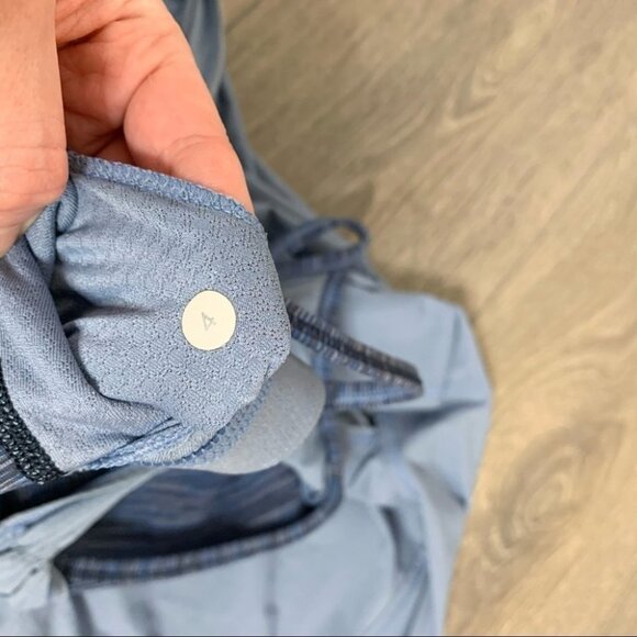 Lululemon No Limits Tank Top Lullaby Wee Are From Space Cadet Blue Size 4 - Picture 7 of 14